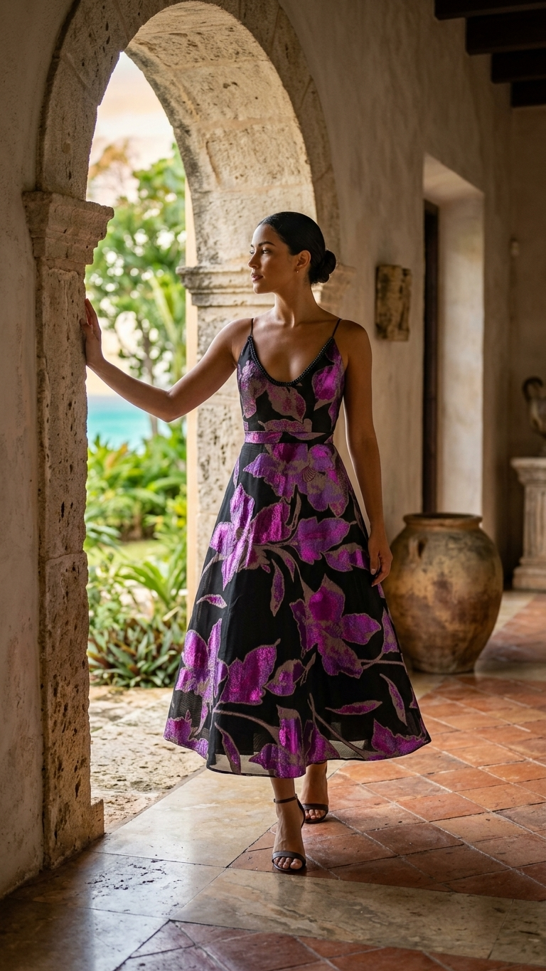 Buganvilia dress